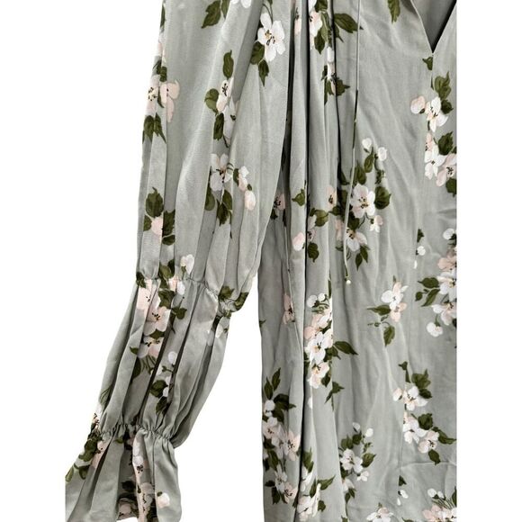 REFORMATION Adrienne Dress in Green Floral - Size L - New - Picture 5 of 5